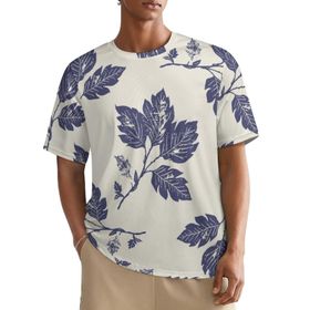 AILLOSA All Over YH-33 Kısa Kollu Baskılı Erkek T-shirt