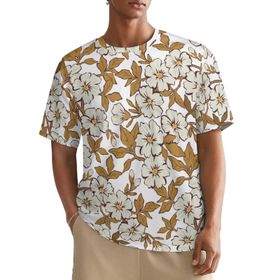 AILLOSA All Over YH-332 Kısa Kollu Baskılı Erkek T-shirt