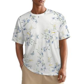 AILLOSA All Over YH-334 Kısa Kollu Baskılı Erkek T-shirt