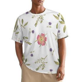 AILLOSA All Over YH-338 Kısa Kollu Baskılı Erkek T-shirt