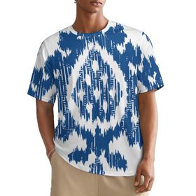 AILLOSA All Over YH-34 Kısa Kollu Baskılı Erkek T-shirt