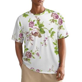 AILLOSA All Over YH-346 Kısa Kollu Baskılı Erkek T-shirt