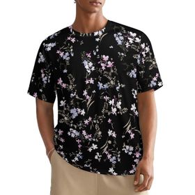AILLOSA All Over YH-353 Kısa Kollu Baskılı Erkek T-shirt