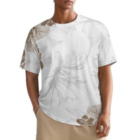 AILLOSA All Over YH-358 Kısa Kollu Baskılı Erkek T-shirt