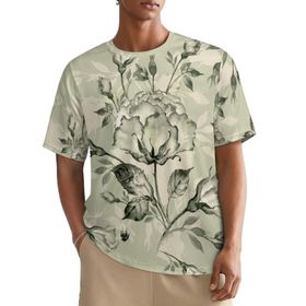 AILLOSA All Over YH-360 Kısa Kollu Baskılı Erkek T-shirt
