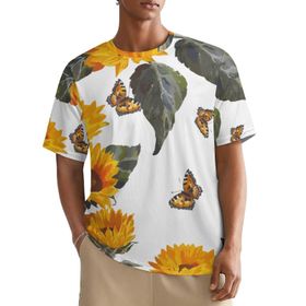 AILLOSA All Over YH-361 Kısa Kollu Baskılı Erkek T-shirt