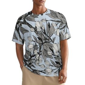 AILLOSA All Over YH-363 Kısa Kollu Baskılı Erkek T-shirt