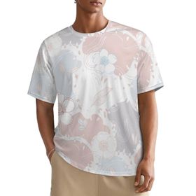 AILLOSA All Over YH-372 Kısa Kollu Baskılı Erkek T-shirt