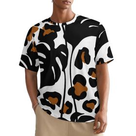 AILLOSA All Over YH-378 Kısa Kollu Baskılı Erkek T-shirt