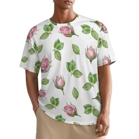 AILLOSA All Over YH-379 Kısa Kollu Baskılı Erkek T-shirt