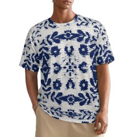 AILLOSA All Over YH-38 Kısa Kollu Baskılı Erkek T-shirt