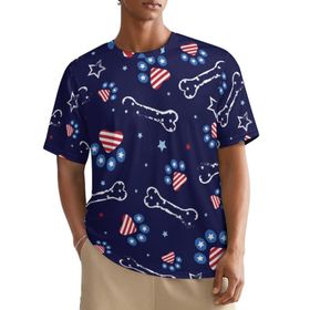 AILLOSA All Over YH-397 Kısa Kollu Baskılı Erkek T-shirt
