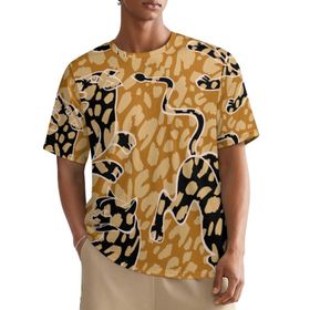 AILLOSA All Over YH-399 Kısa Kollu Baskılı Erkek T-shirt