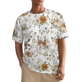 AILLOSA All Over YH-414 Kısa Kollu Baskılı Erkek T-shirt