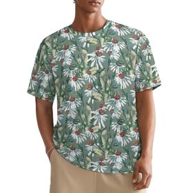 AILLOSA All Over YH-420 Kısa Kollu Baskılı Erkek T-shirt