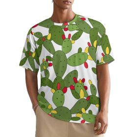 AILLOSA All Over YH-445 Kısa Kollu Baskılı Erkek T-shirt