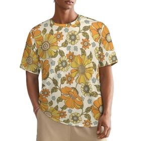 AILLOSA All Over YH-450 Kısa Kollu Baskılı Erkek T-shirt