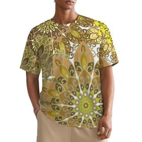 AILLOSA All Over YH-46 Kısa Kollu Baskılı Erkek T-shirt