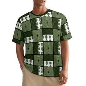 AILLOSA All Over YH-496 Kısa Kollu Baskılı Erkek T-shirt