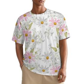 AILLOSA All Over YH-498 Kısa Kollu Baskılı Erkek T-shirt