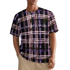 AILLOSA All Over YH-514 Kısa Kollu Baskılı Erkek T-shirt