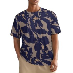 AILLOSA All Over YH-535 Kısa Kollu Baskılı Erkek T-shirt
