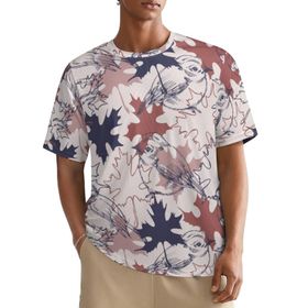 AILLOSA All Over YH-539 Kısa Kollu Baskılı Erkek T-shirt