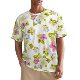 AILLOSA All Over YH-551 Kısa Kollu Baskılı Erkek T-shirt