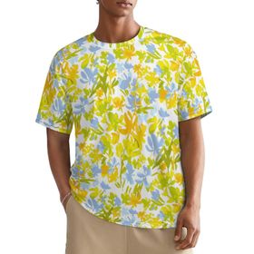 AILLOSA All Over YH-574 Kısa Kollu Baskılı Erkek T-shirt