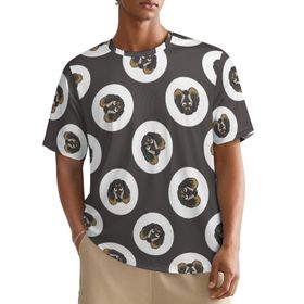 AILLOSA All Over YH-582 Kısa Kollu Baskılı Erkek T-shirt