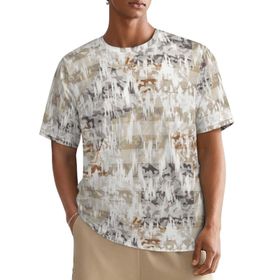 AILLOSA All Over YH-584 Kısa Kollu Baskılı Erkek T-shirt