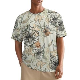 AILLOSA All Over YH-589 Kısa Kollu Baskılı Erkek T-shirt