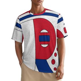 AILLOSA All Over YH-593 Kısa Kollu Baskılı Erkek T-shirt