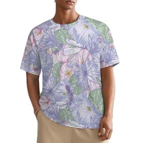 AILLOSA All Over YH-615 Kısa Kollu Baskılı Erkek T-shirt