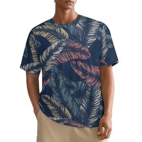 AILLOSA All Over YH-620 Kısa Kollu Baskılı Erkek T-shirt