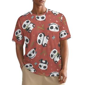 AILLOSA All Over YH-624 Kısa Kollu Baskılı Erkek T-shirt