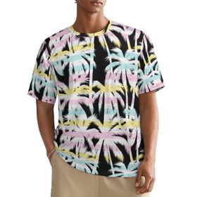 AILLOSA All Over YH-627 Kısa Kollu Baskılı Erkek T-shirt