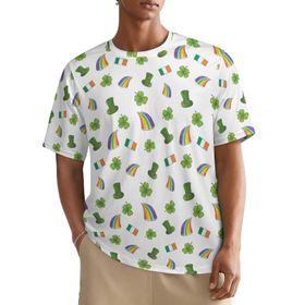 AILLOSA All Over YH-630 Kısa Kollu Baskılı Erkek T-shirt