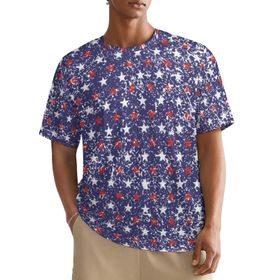 AILLOSA All Over YH-633 Kısa Kollu Baskılı Erkek T-shirt