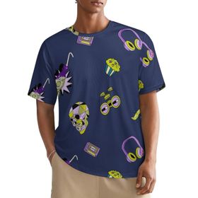 AILLOSA All Over YH-643 Kısa Kollu Baskılı Erkek T-shirt