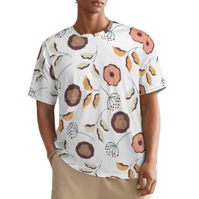 AILLOSA All Over YH-650 Kısa Kollu Baskılı Erkek T-shirt