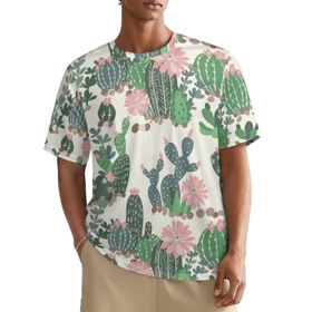 AILLOSA All Over YH-654 Kısa Kollu Baskılı Erkek T-shirt