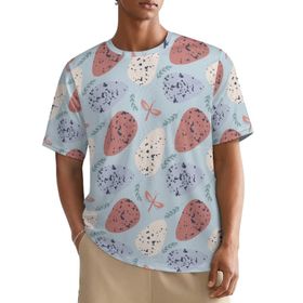 AILLOSA All Over YH-667 Kısa Kollu Baskılı Erkek T-shirt