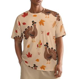 AILLOSA All Over YH-690 Kısa Kollu Baskılı Erkek T-shirt