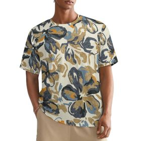 AILLOSA All Over YH-694 Kısa Kollu Baskılı Erkek T-shirt