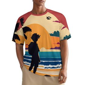 AILLOSA All Over YH-696 Kısa Kollu Baskılı Erkek T-shirt