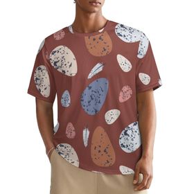 AILLOSA All Over YH-703 Kısa Kollu Baskılı Erkek T-shirt
