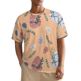 AILLOSA All Over YH-704 Kısa Kollu Baskılı Erkek T-shirt