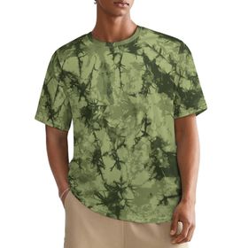 AILLOSA All Over YH-72 Kısa Kollu Baskılı Erkek T-shirt
