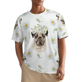 AILLOSA All Over YH-80 Kısa Kollu Baskılı Erkek T-shirt